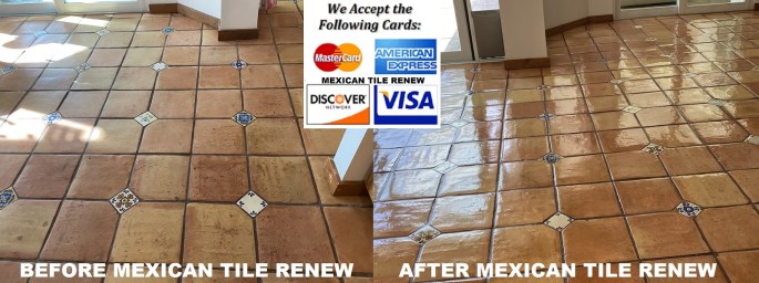 MexicanTileRenewProjectSarasotaFloridaStripOldSealerCleanTileRe-SealTileFloor28329